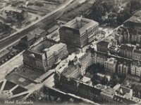 Trg Ante Starčevića, Mihanovićeva ulica, panorama oko hotela Esplanade, oko 1928. godine